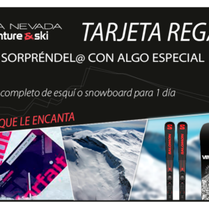 Tarjeta Regalo  (1Forfait + 1Equipo)